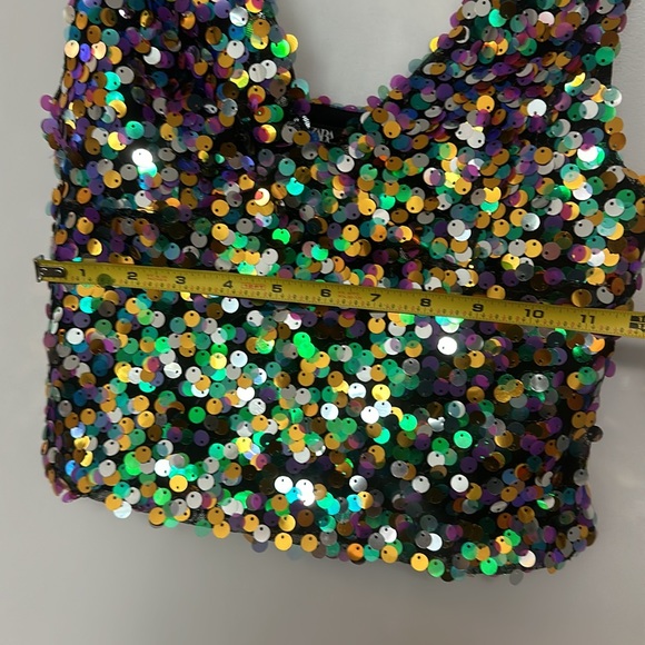 Zara Sequin crop top - Picture 9 of 9